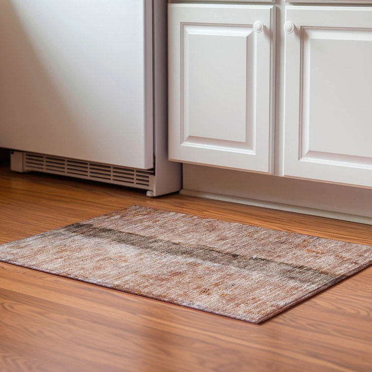 Premium Machine Washable Cerrito AMF605 Paprika Rug
