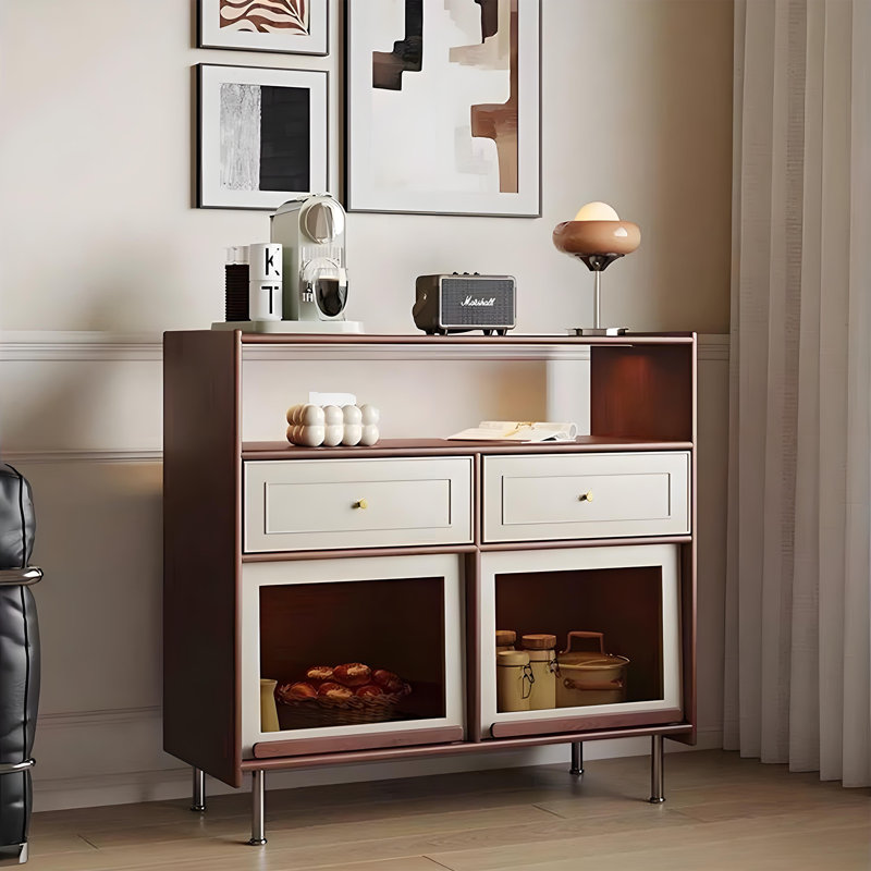 Buffet décoratif en verre de style français