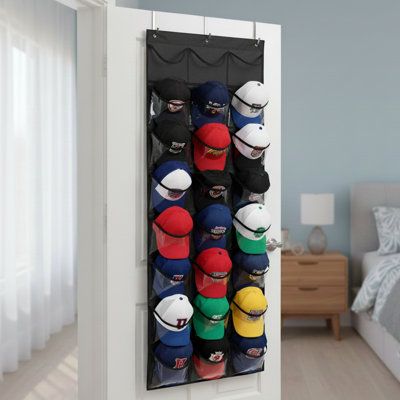 Organisateur de casquettes de baseball à 24 poches