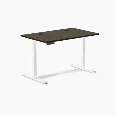 Estela Adjustable Height Solid Wood Steel Standing Desk
