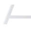 Bureau d'ordinateur, bureau personnel, ordinateur portable, tablettes de rangement, l 48 po, travail, stratifié blanc, métal blanc, contemporain, moderne-679296312