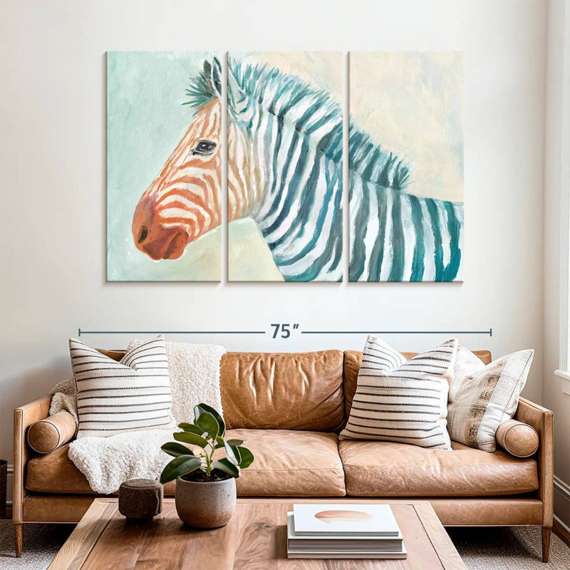 Brampt Zebra's Secret, 42" H x 65" W