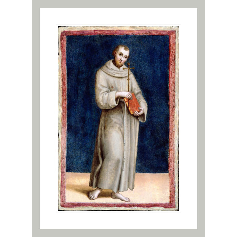 Saint François d'Assise par Raphaël - Impression sur toile, 29.5" H x 21.6" W