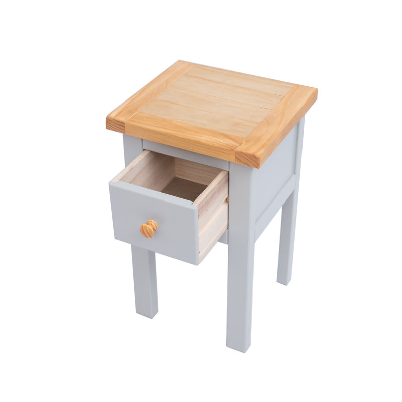 Santana 35cm W Solid + Manufactured Wood Bedside Table