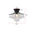 Plafonnier encastré 3 lumières Stoller-32478907-52420836-113816750
