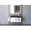 Base de meuble-lavabo simple 35 po fixée au mur seulement-59256202