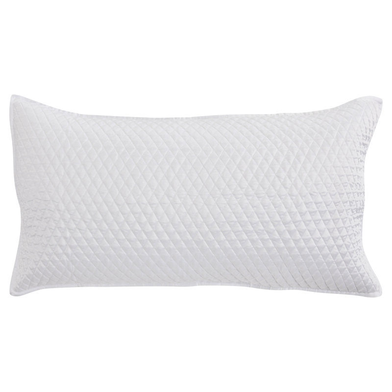 Winthrop Sateen Sham Set, White, King