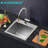ForKitchen 15'' L Single Bowl Stainless Steel Kitchen Sink