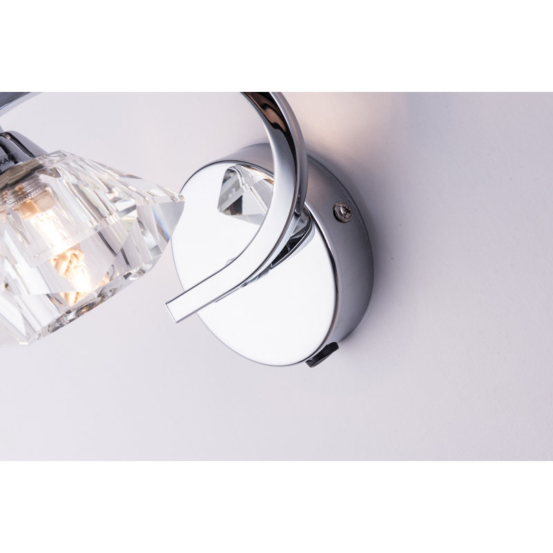 Johana Chrome Armed Sconce