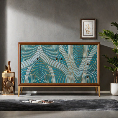 American-style light luxury storage cabinet