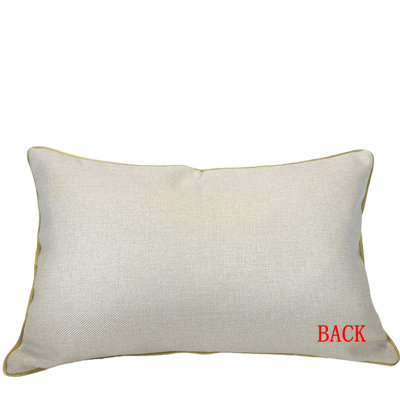 Embroidered Reversible Pillow Cover