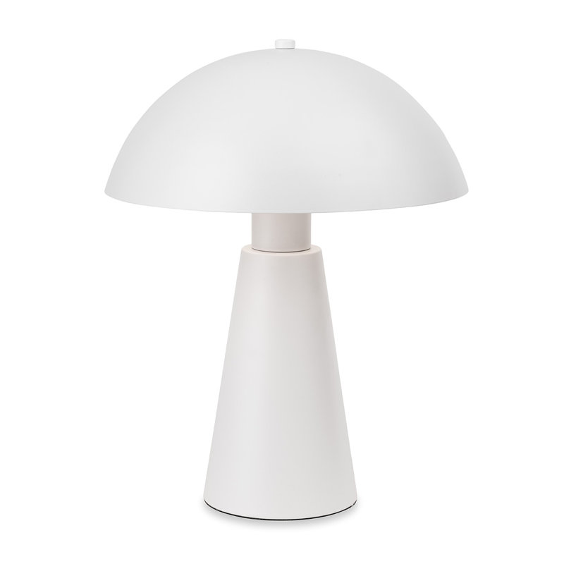 Metal Desk Lamp, White, White