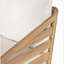Ensemble de causeuse et table basse en bois d'acacia royal, beige