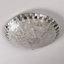 Tomoki Glass and Shell Flush Mount