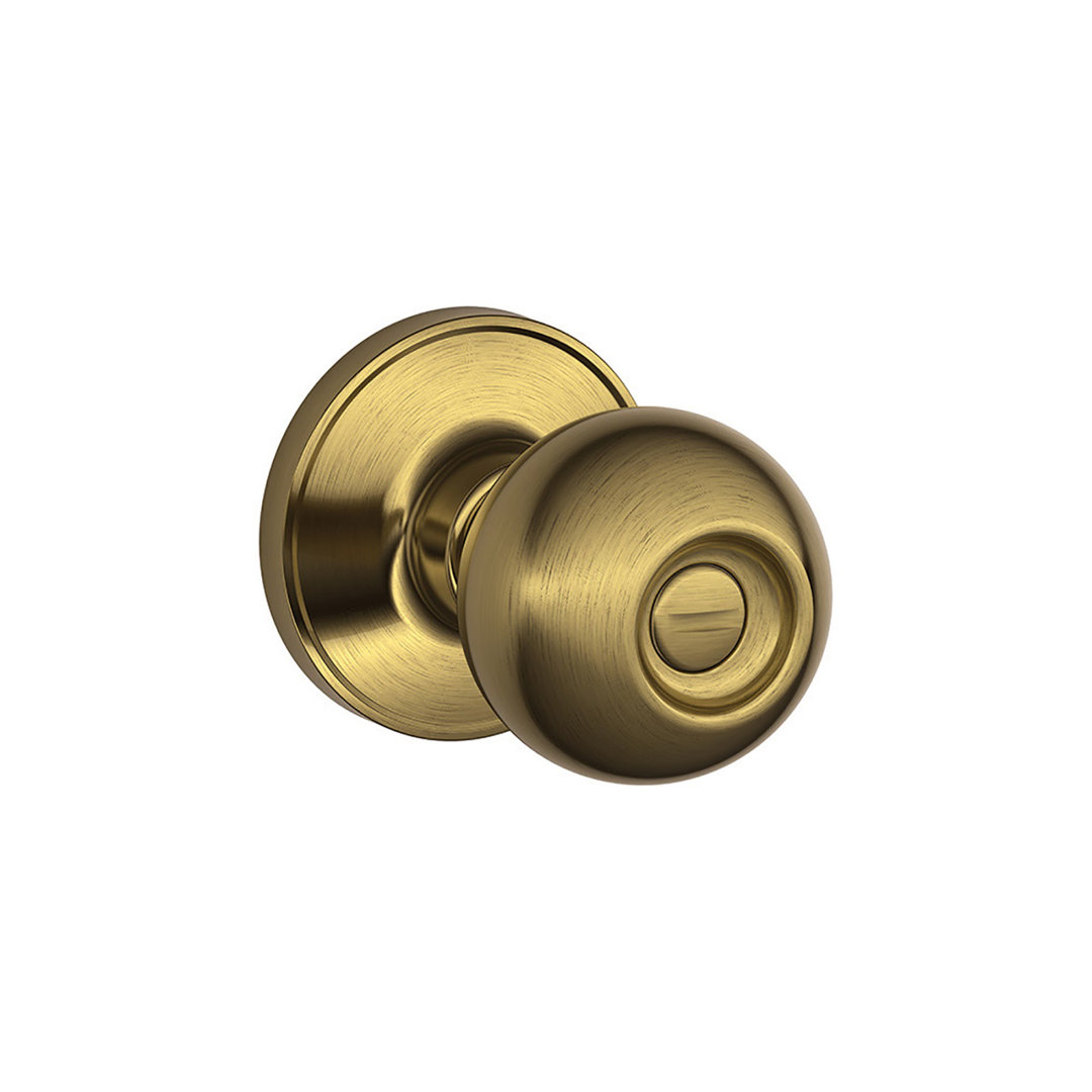 Corona Knob Bed and Bath Lock Schlage