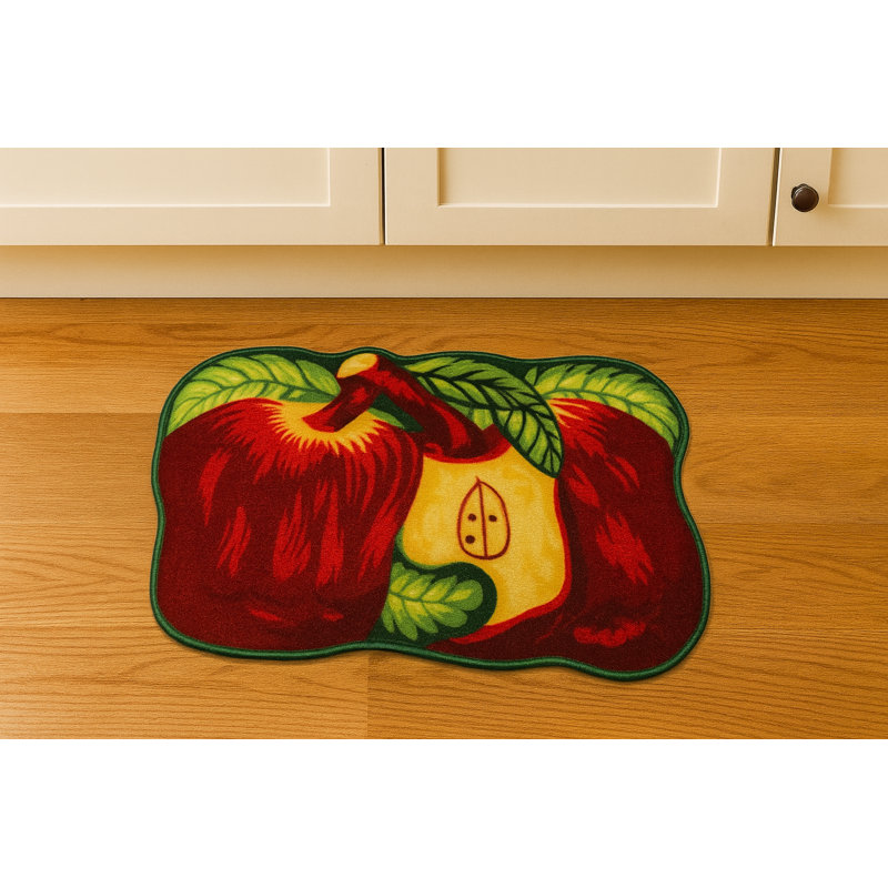 Callimont Floral Synthetic Non-Skid Kitchen Mat
