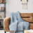 Donna Sharp Chunky Knit Blue Woven Throw-1632625865