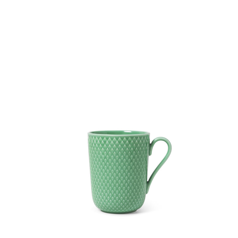 Porcelain Coffee Mug, Green