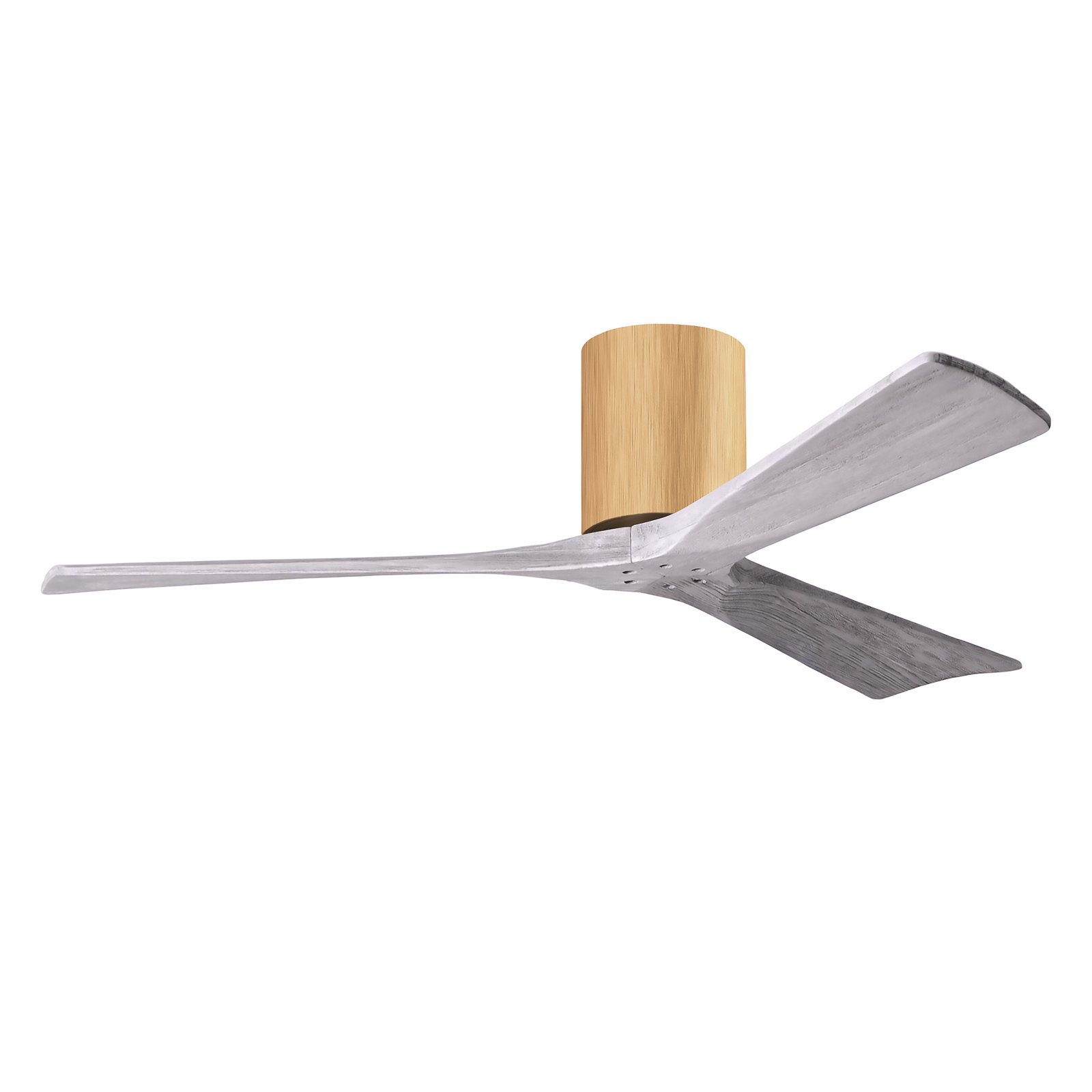 Olivier 3 Blade Ceiling Fan, Barn Wood Tone, Light Maple, 52"