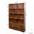70.87" Tall Bookshelf with 10 Cubes and 3 Doors, 4-Tier Bookshelf, Open Shelf Bookcase with Cabinet