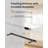 Floating Shelves Large, 24 X 7 Inch Wall Shelves For Bathroom, Bedroom, Kitchen, Shelves For Wall Decor Set Of 2, White