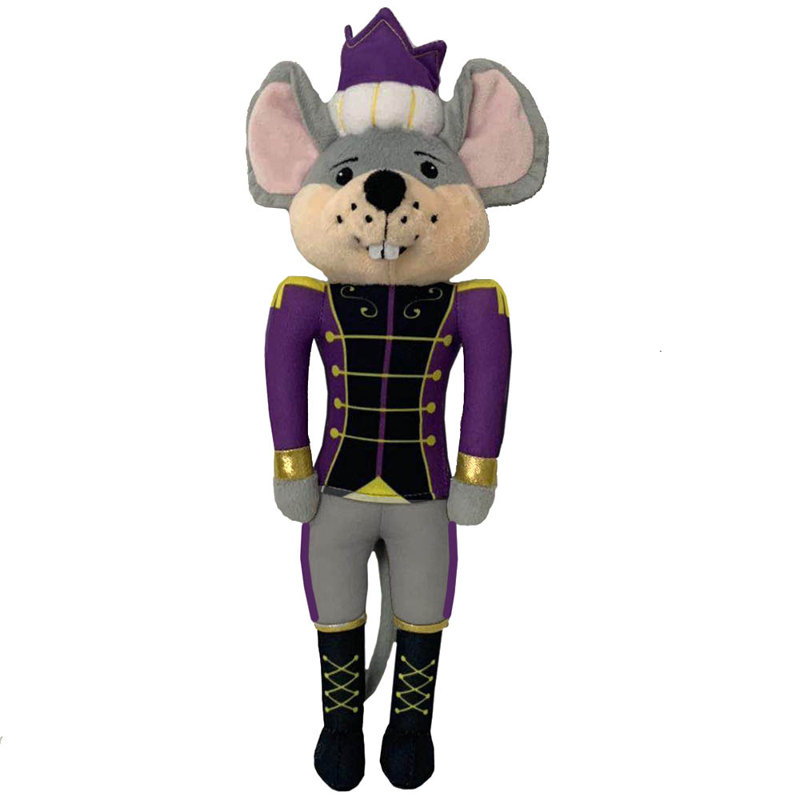 Très grande poupée de souris en peluche