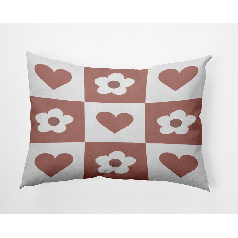 Reversible Throw Pillow, 14"H x 20"W, Rectangular