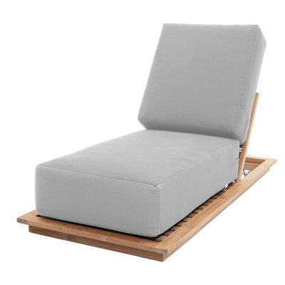 Hermosa Outdoor Teak Chaise Lounge