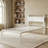  Strongsville Twin Platform Bed Frame with 2-Tier Bookcase Storage Headboard