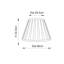 46cm Fabric Empire Lamp Shade-121684233