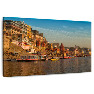 Kavia River Ganges In Varanasi