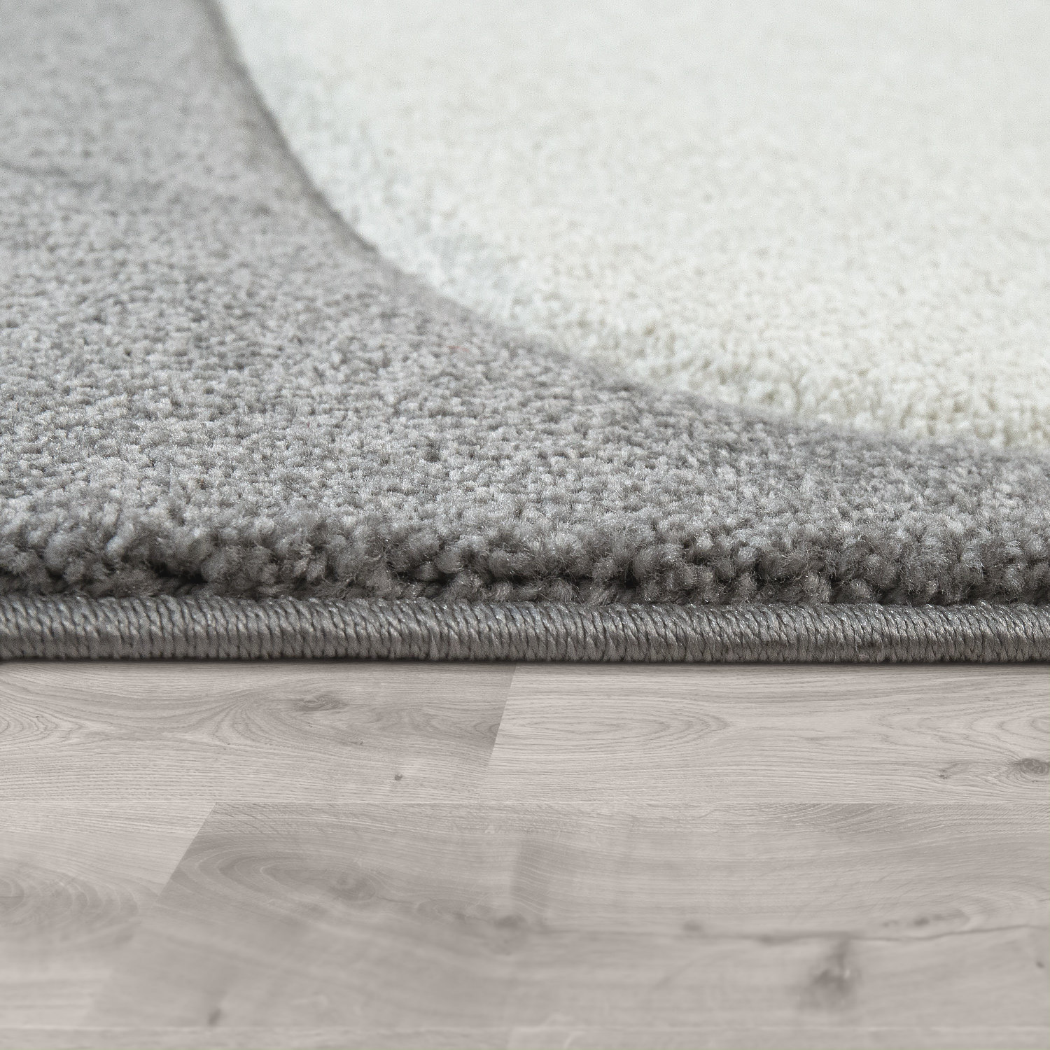 Hotwells Area Rug in Gray/White, Rectangle 5'3" x 7'7"