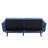Nafisa Adjustable Fabric Sofa & Ottoman, Convertible Design With Pocket Coil Comfort And Spacious Storage