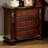 Traditional Solid Wood 3-Drawer Nightstand