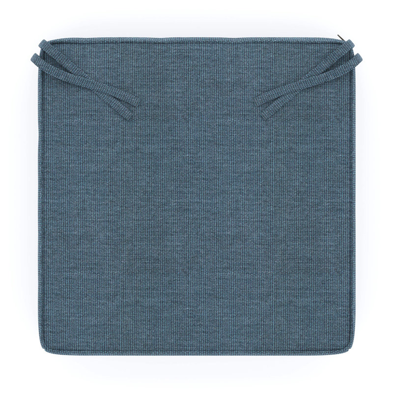Outdoor Sunbrella® Seat Cushion, Spectrum Denim Sunbrella®, 17" W x 17" D