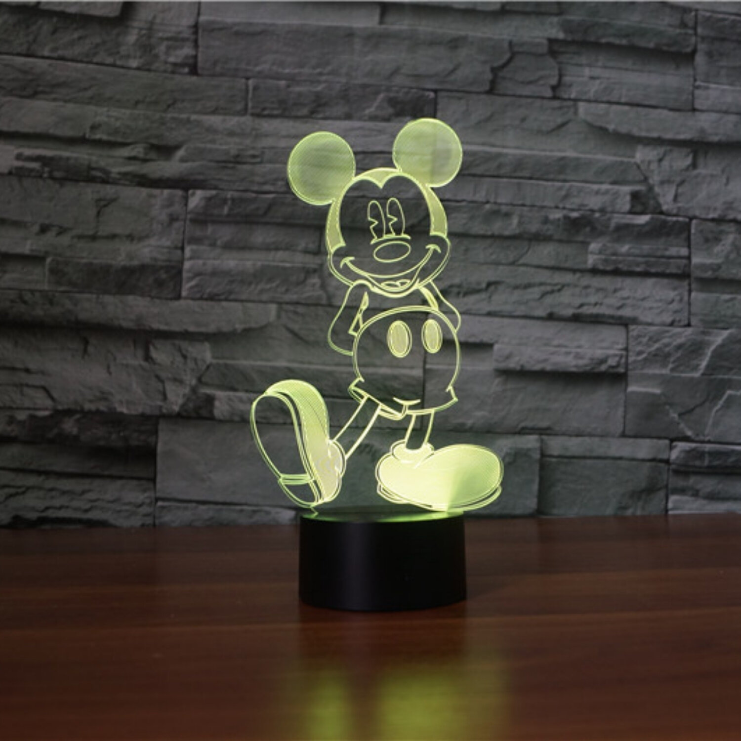 Disney Home Mickey Mouse Night Light Bedroom Decor Desk Lamp