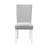 Staccato Tufted Velvet Parsons Chair in Gray