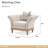 St. Charles Matching Accent Chair - Cirrus/Dove Gray