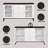 Server Carene White & Brown Finish-152186649