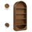 Hearth Brown Solid Wood Bookcase-907507422