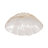 Bequette Resin Polyresin Coastal Decorative Clam Shell Bowl with Sculptural Wavy Rim - Elegant Modern Accent Bowl for Display or Storage - Stylish Textured Centerpiece for Home Decor-1766602600