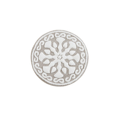 Tapis de bain en coton touffeté Medallion