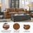 Niord 98'' Upholstered Loveseat