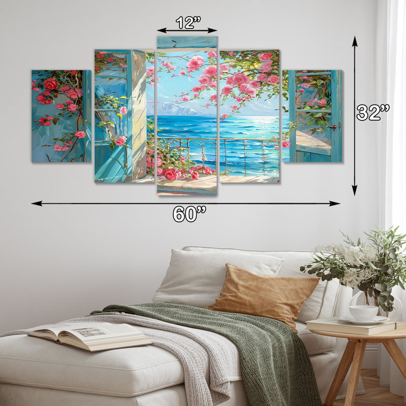 Ruppe - 5 pièces de décoration murale plage et océan