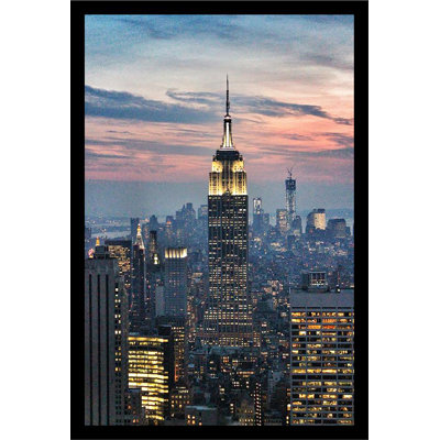 " Empire State Building At Sunset "