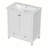 30 Inch White Bathroom Vanity with Sink Combo, Multi-Functional Cabinet with Doors and Drawer, Solid Frame-93308779