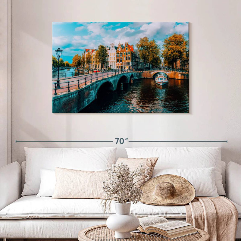 Canal Sirci Amsterdam, H 30 po x l 45 po