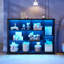 140cm H x 101.6cm W Bookcase-181482465