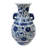  Daisy Chain Chinese Elephant Handle Vase of Jingdezhen 13"H