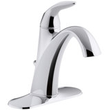 Alteo Single Hole Bathroom Faucet with Drain Assembly